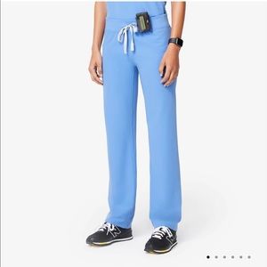 Figs Livingston scrub pants Ceil Blue